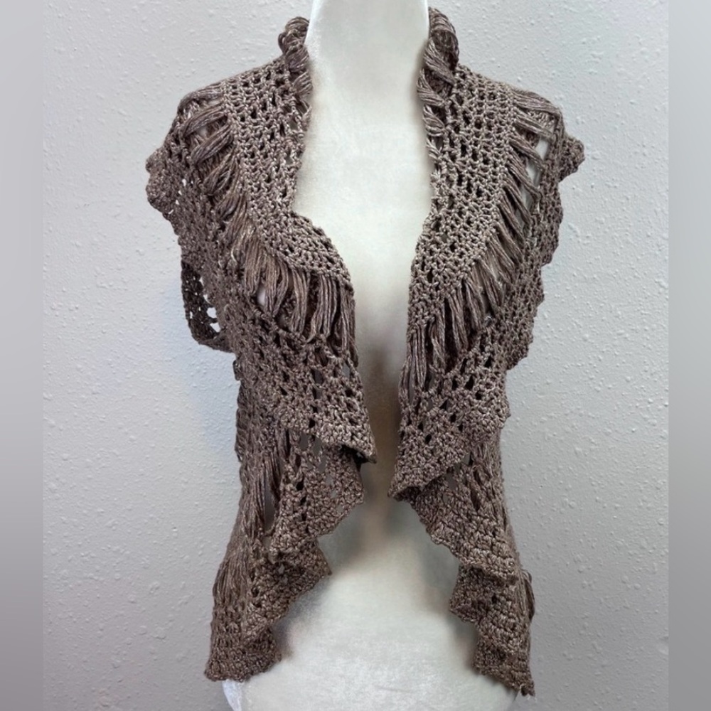 Vintage MOA Crochet Cardigan